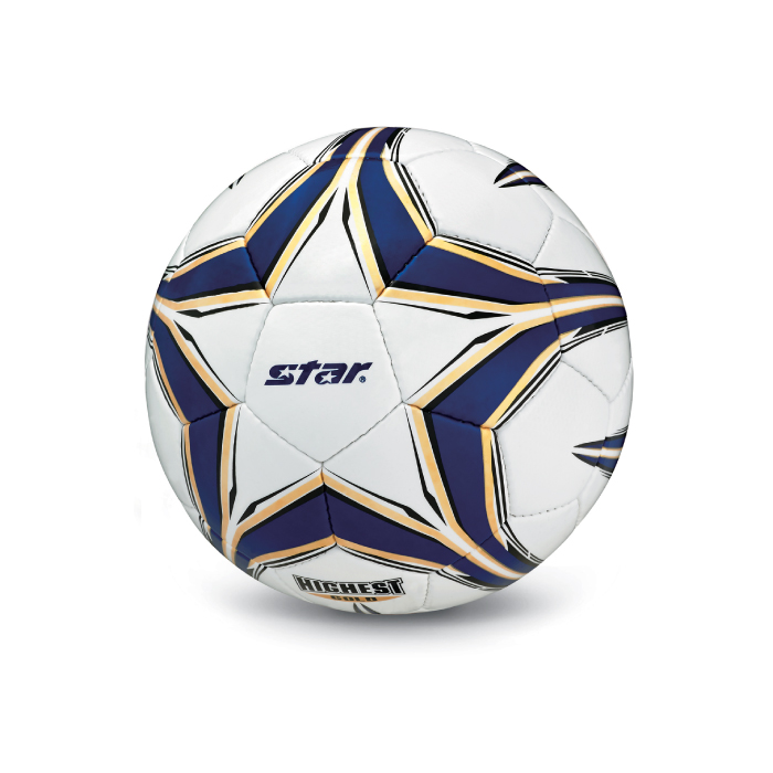 STAR HIGHEST GOLD FB Ball PU Size 5 Dark Blue - Click Image to Close